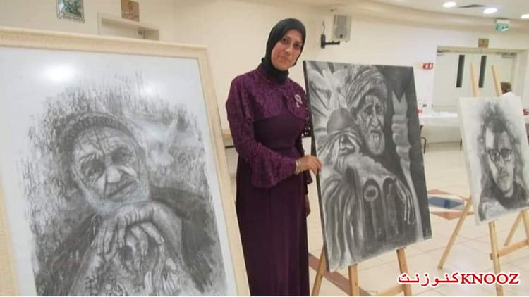 الفحماوية ختام اغباريه في درب الفن التشكيلي